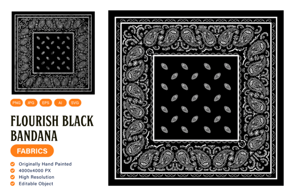 Download Black Bandana - Bandana Collection