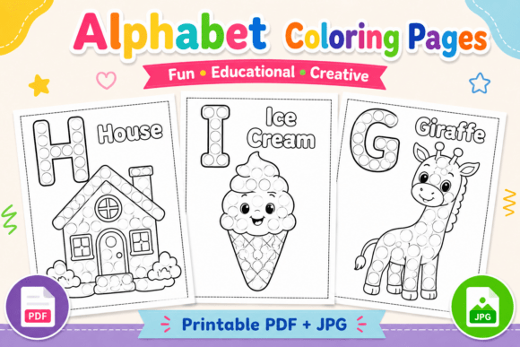 Download Alphabet Dot Marker Coloring Pages - Dot mark Collection