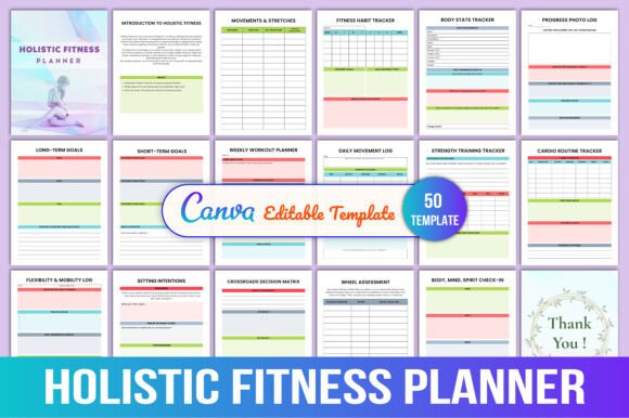 Download Holistic Fitness Planner - Holistic Collection